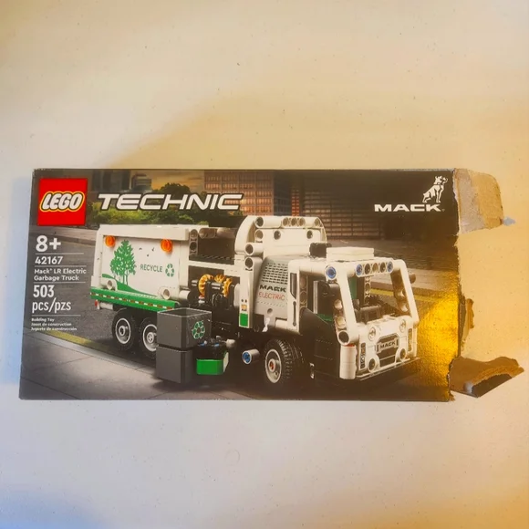 LEGO Technic Mack LR Electric Garbage Truck 42167 New Open Box Toy Brick Trucks - Picture 4 of 7